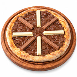 Pizza de Kit Kat